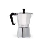100ml silver moka pot stovetop coffee maker by Gold Coast Coffee Roasters