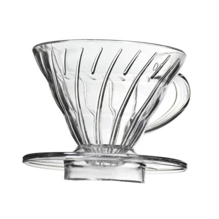 Coffee drip cup filter sitting on top of a mug
