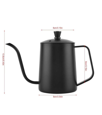 Swan neck kettle heating on stove in Bangladesh kitchen