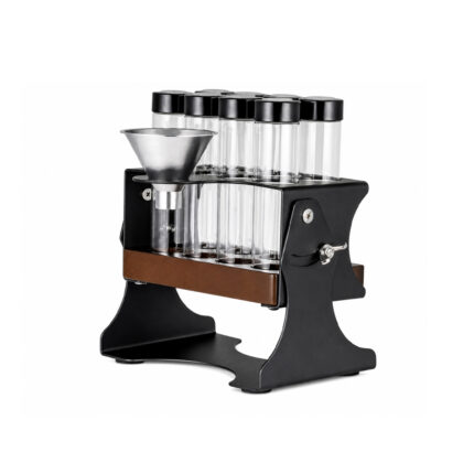 Coffee bean storage set 8 glass jars adjustable frame in Bangladesh