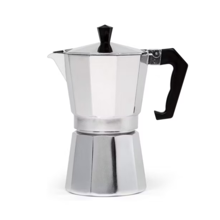 Moka pot silver 300ml stovetop espresso maker in Bangladesh