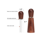 WDT Tool with Wooden Stand — Espresso Puck Prep Tool & Display Base | Delivery All Over Bangladesh - Image 2
