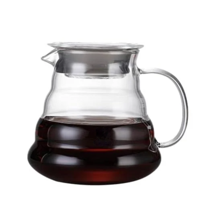 Glass coffee drip pot pour over dripper in Bangladesh