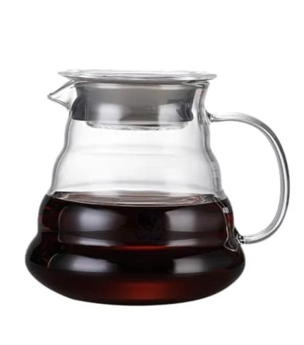 Glass coffee drip pot pour over dripper in Bangladesh