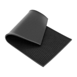 Rubber bar mat under home espresso machine with coffee cups – home barista setup Bangladesh – Gold Coast Coffee Roasters