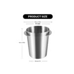 Gold Coast 51mm Espresso Dosing Cup designed for transferring freshly ground coffee into compatible 51mm espresso portafilter setups.